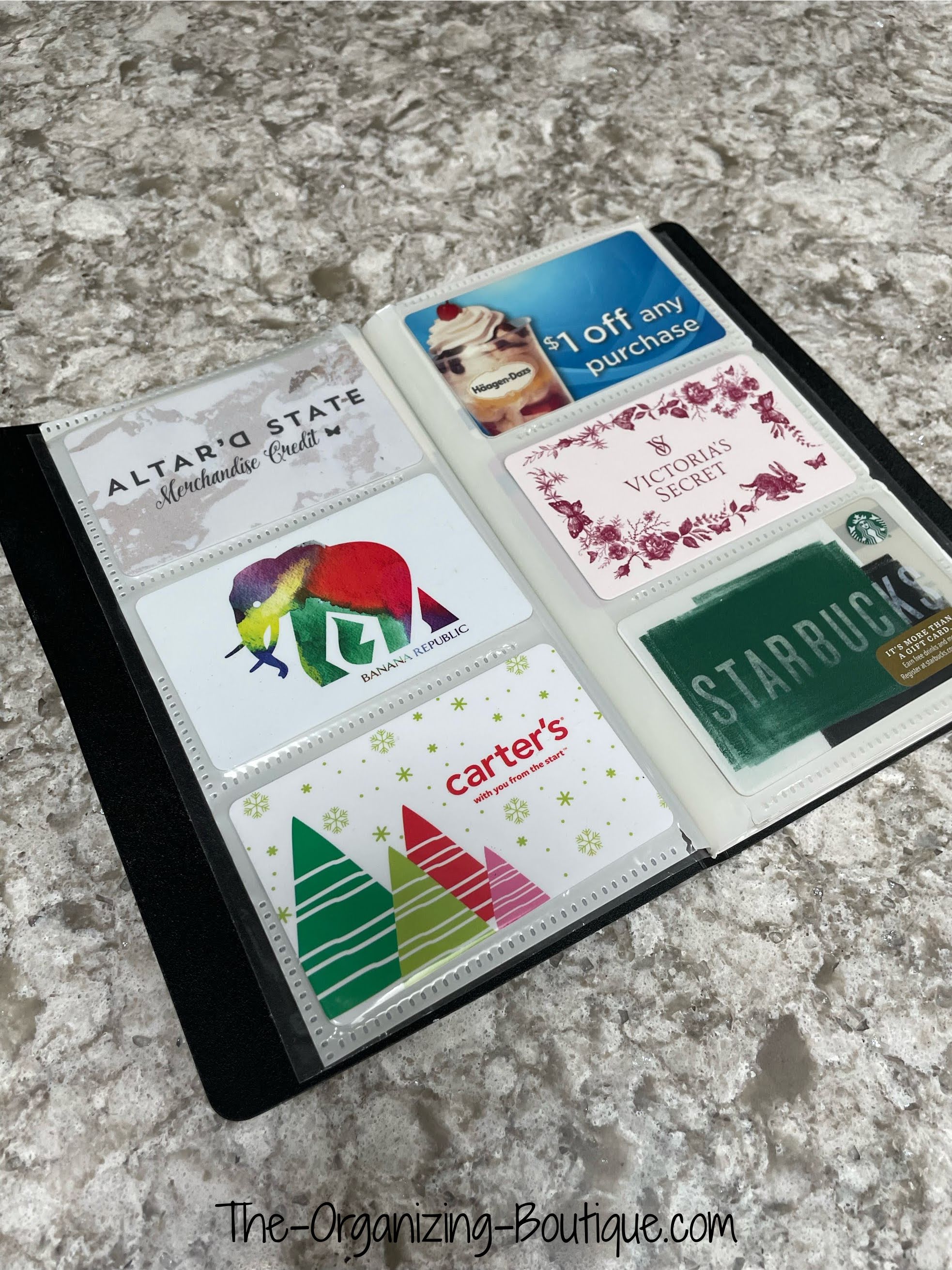 Organize Coupons and Gift Cards