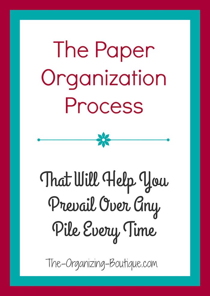 Papers, files, documents, records, reports, archives, information overload! My process for organizing paperwork will help you achieve paper organization once and for all!