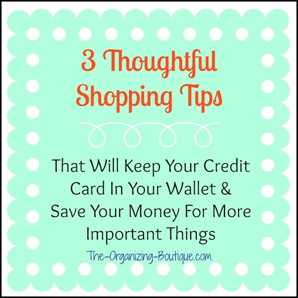 Think before you shop! Here are some online shopping tips for becoming a more thoughtful shopper and easy ways to save money.
