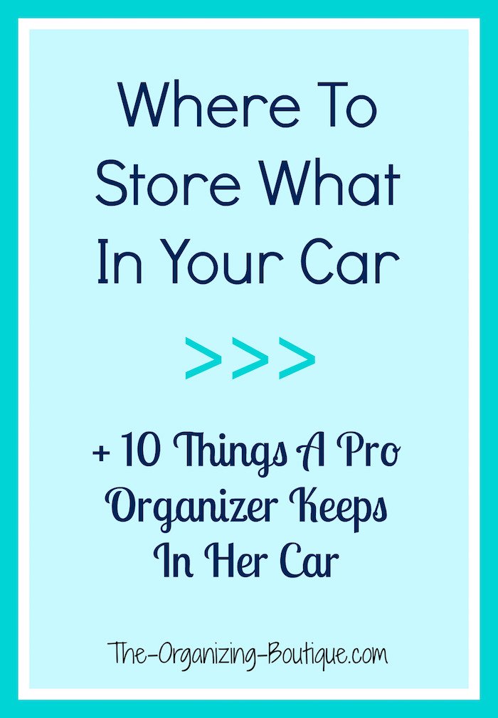 car organization tips