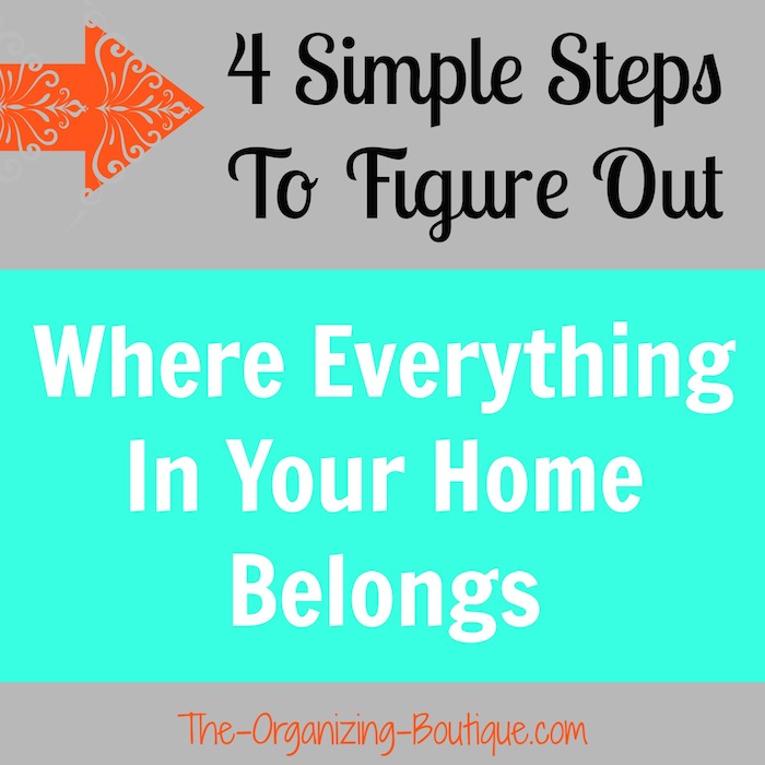 how to organize your home in 4 easy steps